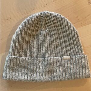 Madewell Beige Ribbed Wool Beanie